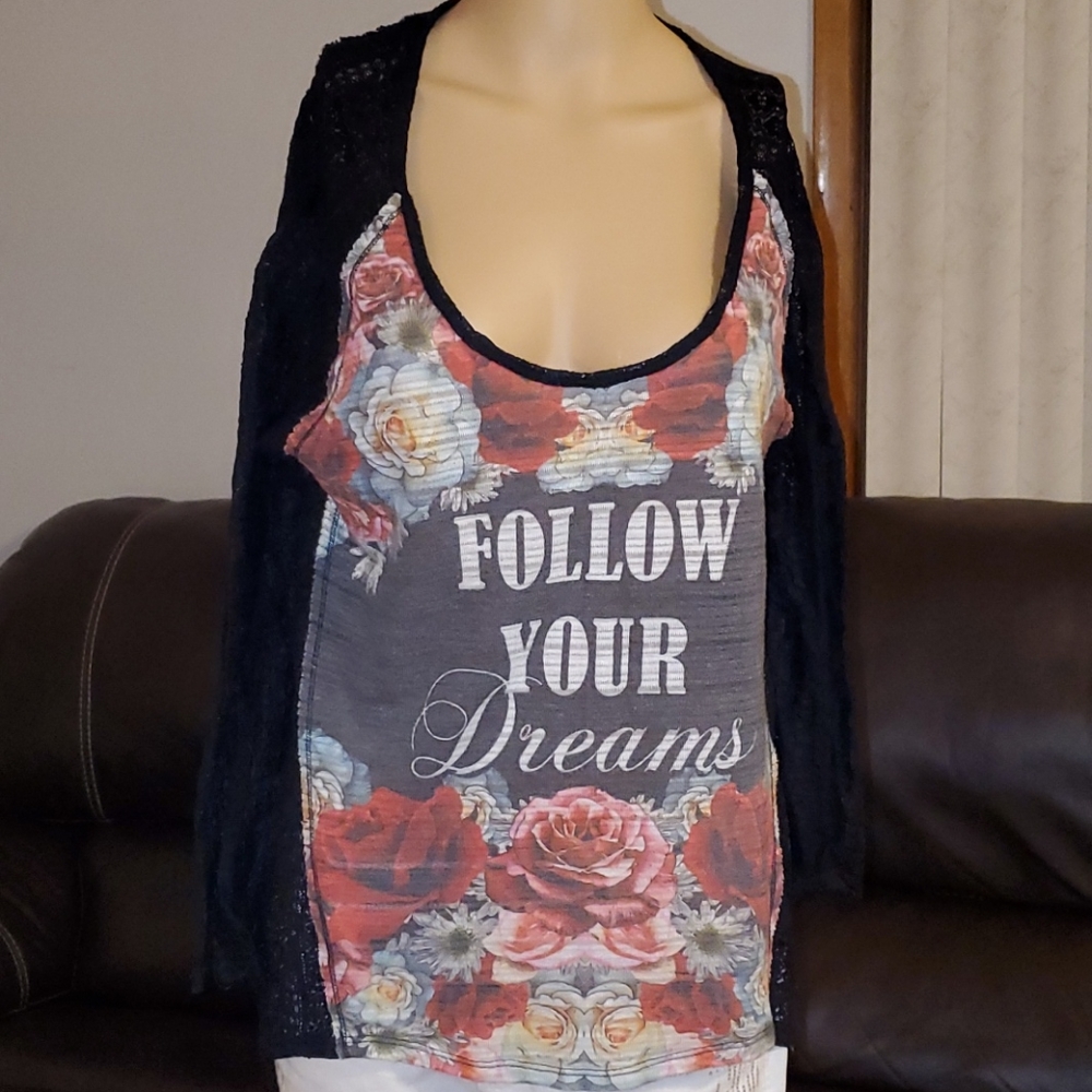 Women's Deb follow your dreams lace top sz xl